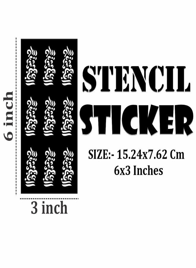Komstec Mehndi Practice Sticker with Simple Motifs That Kids Can Easily Follow - Image 4